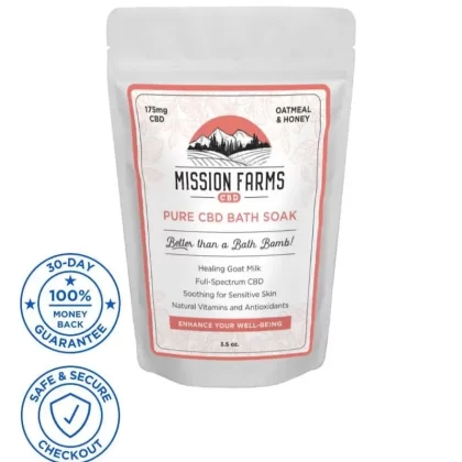 Mission Farms Pure CBD Bath Soak - Vape Store