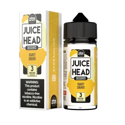 Juice Head Sweet Cream Vape e-Liquid 100mL - Vape Product, Vape Product