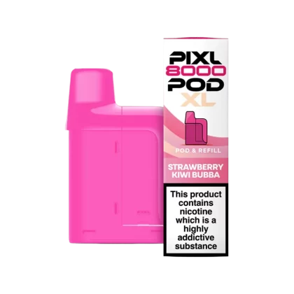Strawberry Kiwi Bubba Pixl 8000 Refill Pack - 20mg - Vape Product (374955)