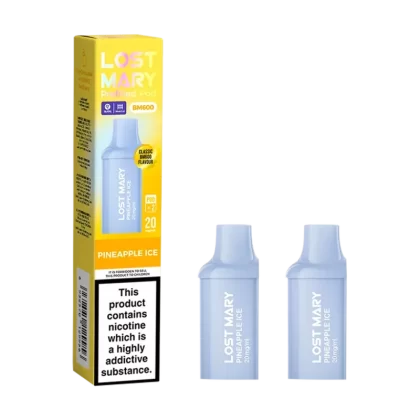 Pineapple Ice Lost Mary BM600 Pods - 20mg - Vape Product
