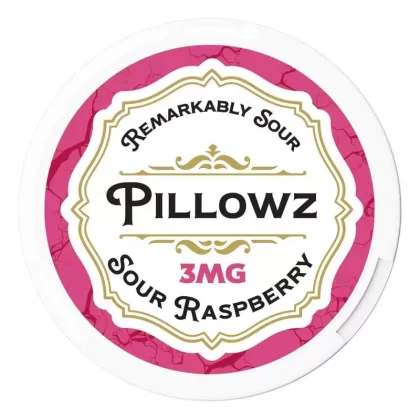 Pillowz TFN Sour Raspberry Nicotine Pouches (20 Pouches/Can)