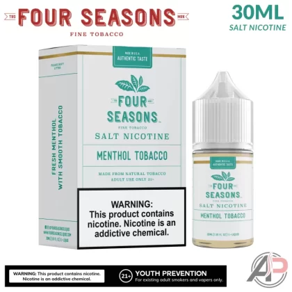 Four Seasons Menthol Tobacco Salt Nicotine 30mL