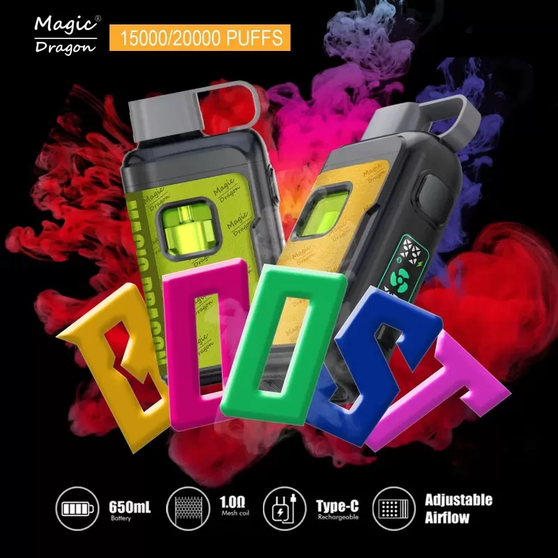 Magic Dragon 20000 Puffs Refillable Disposable Kit 10pcs/pack