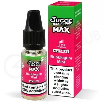 Bubblegum Mint Nic Salt E-Liquid by Jucce Max