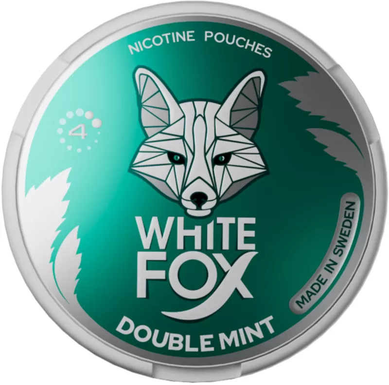 WHITE FOX Nicotine Pouches - 4mg / Peppered Mint - Image 2