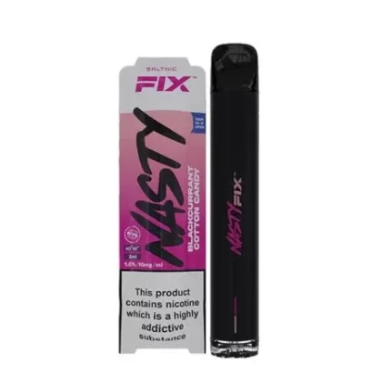 Nasty Air Fix – Blackcurrant Cotton Candy - Strength#10mg