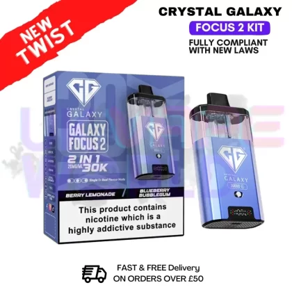 Berry Lemonade Crystal Galaxy 30K Focus 2 Puff Kit - Ecigpremium
