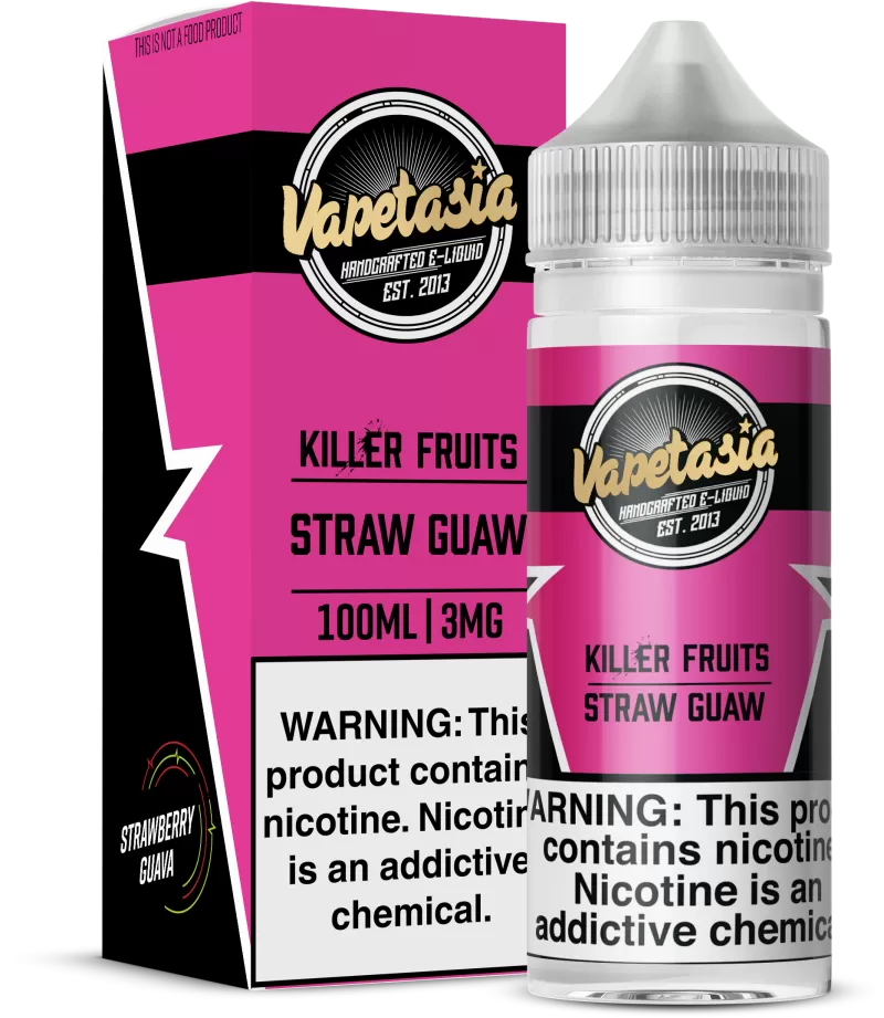 Vapetasia - Killer Fruits Straw Guaw - 100ML E-Liquid - 3MG