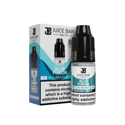 Blue Fussion 5x 10ml Nic Salt Juice Bar 5000 E Liquid