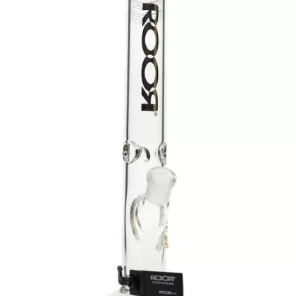 ROOR 14″ Gold Straight Tube 45x5mm Water Pipe - Vape Store