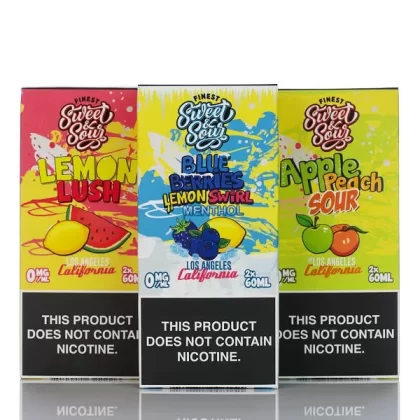 The Finest E-Liquid Sweet & Sour - No Nicotine Vape Juice - 120ml (DISCONTINUED) - Blue Berries Lemon Swirl