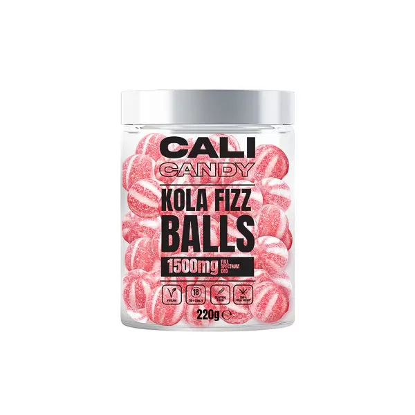 CALI CANDY MAX 1500mg Full Spectrum CBD Vegan Sweets - Strawberry & Cream - Image 2