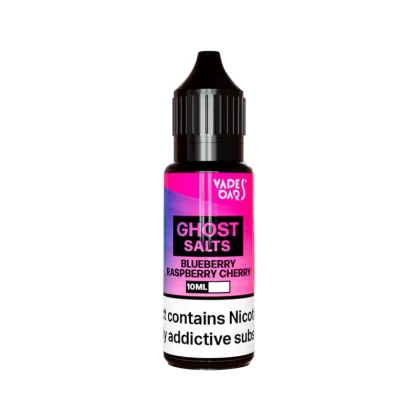 Vapes Bars Ghost Salts Blueberry Raspberry Cherry Nic Salt - 10 Pack - 10mg