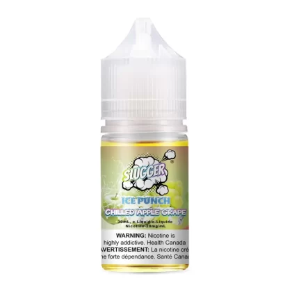 Slugger Ice Punch Series Chilled Apple Grape – 30ml Nic Salt - Vape Product, Vape Product