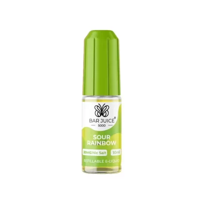Bar Juice 5000 Sour Rainbow E Liquid 10ml - Nicotine Strength#20mg>15mg>10mg>5mg