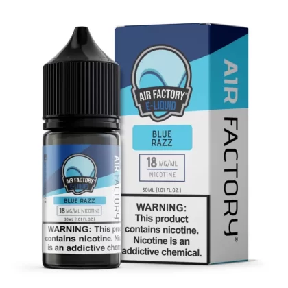 Air Factory Salt Blue Razz eJuice - Vape Product; Vape Product, Vape Product