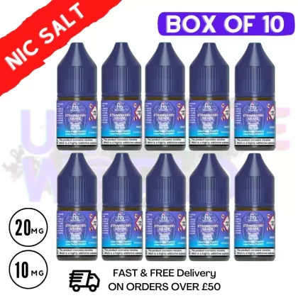 Strawberry Grape RandM Tornado 7000 Nic Salt BOX OF 10