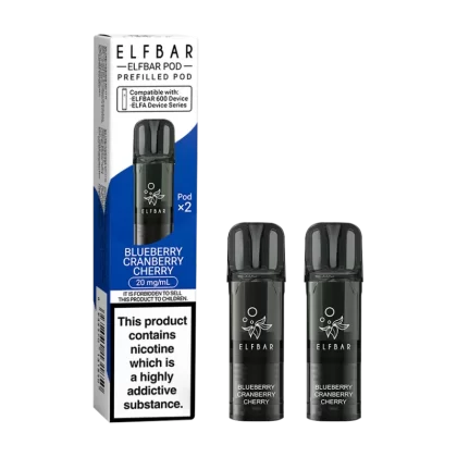 Blueberry Cranberry Cherry Elfbar 600 Pods - 20mg - Vape Product