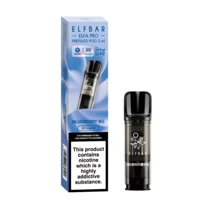 Blueberry BG Prefilled Pods Elfa PRO Series by Elf Bar (2 x 2ml)