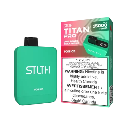 STLTH TITAN PRO - Pog Ice - 20 mg/mL (wholeseller) - Excise ON, 20 mg/mL - ON