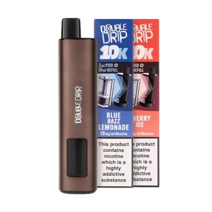 Double Drip 10K Prefilled Pod Kit Bundle - Spearmint Menthol