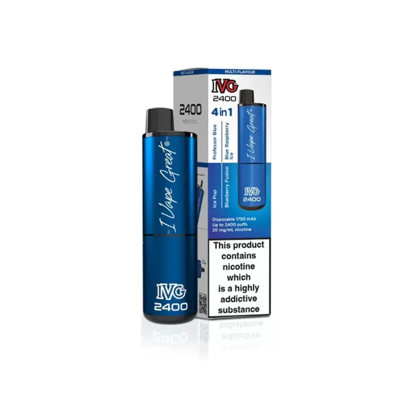 IVG 2400 Prefilled Pod Vape Kit - Mint Edition