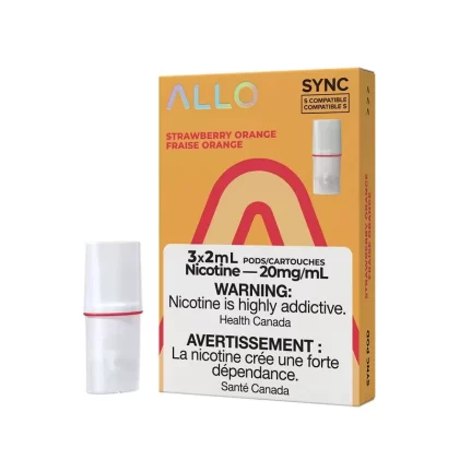 ALLO PODS – STRAWBERRY ORANGE