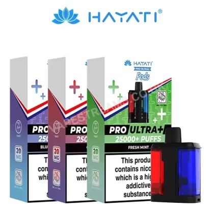 Hayati Pro Ultra Plus 25K Refill Pods - Vapestreams Co