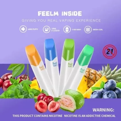 Original RANDM Glory Rechargeable Disposable Vape Pen Device 4800 Puffs 1100mAh ( )
