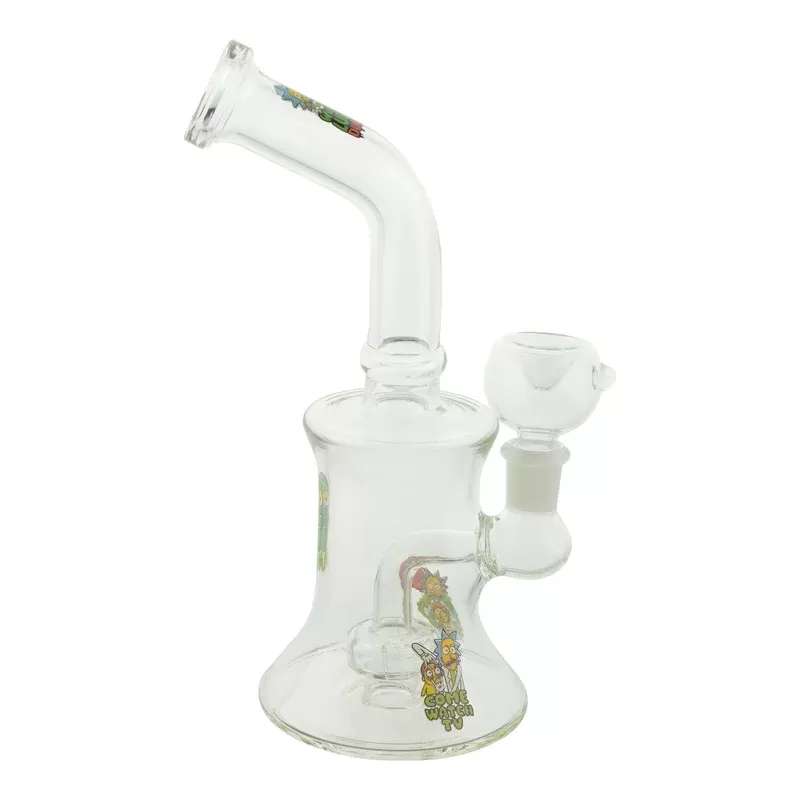 Cartoon Scientist Mini Bong – 8.5 inches - Vape Store