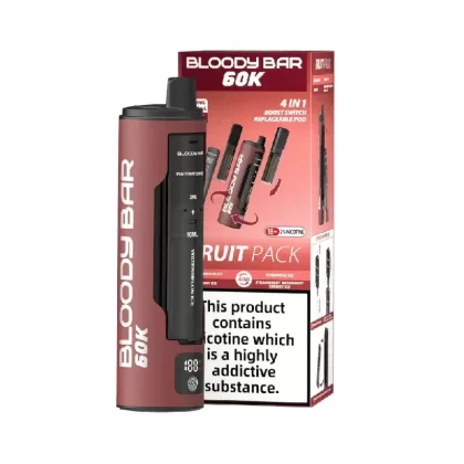 Bloody Bar 60K Prefilled Pod Kit Fruit Pack - Nicotine Strength#20mg (DCF01D)