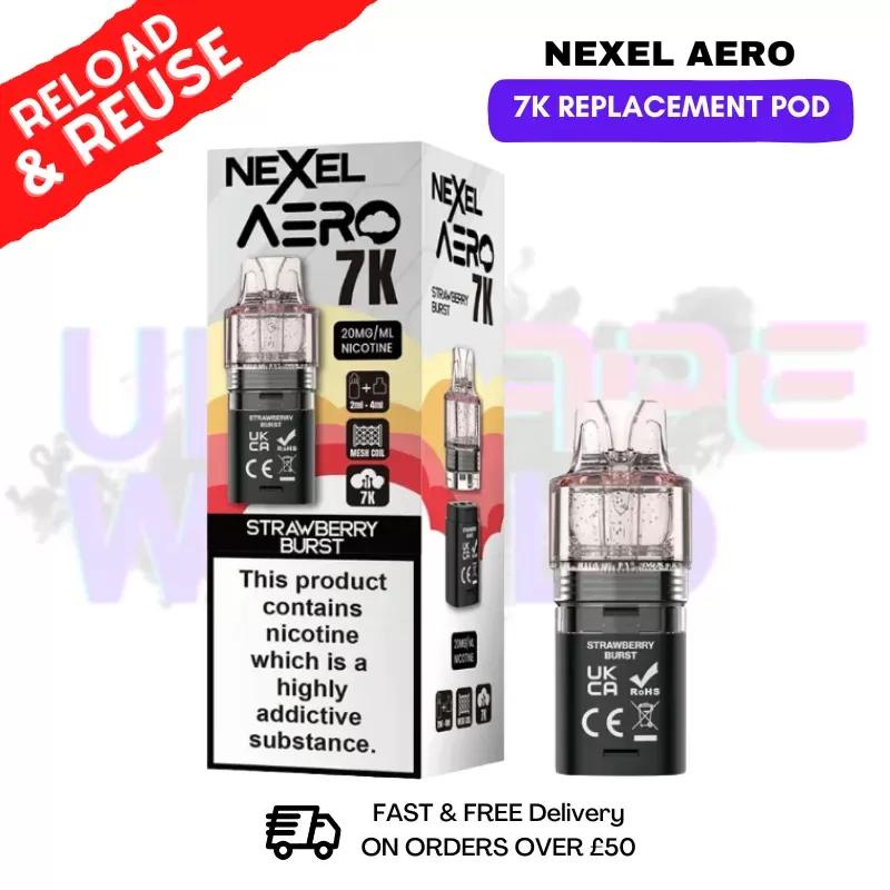 Strawberry Burst Nexel Aero 7K Replacement Pods
