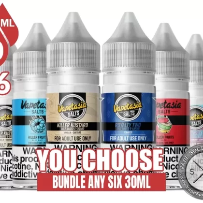 Vapetasia Salt Bundle 6x30ml (180ml)
