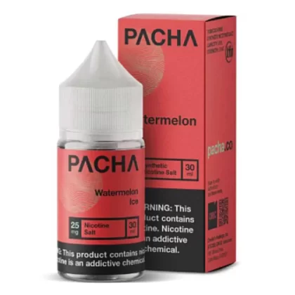 Pacha Salts Watermelon Ice Synthetic Nicotine E-Juice 30ml - Ecigmafia