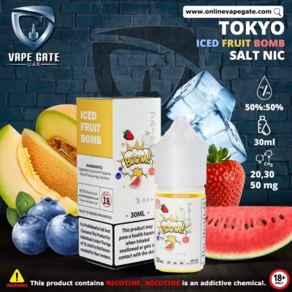 Tokyo Iced Fruit Bomb Saltnic 30ml - 50 mg / 30 ml