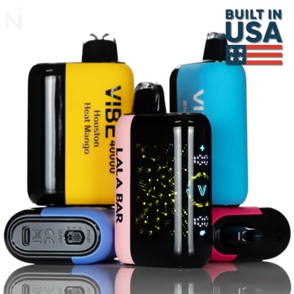 LaLa Bar Vibe 40K 40000 Puffs Disposable - 20mL - White Peach Raspberry