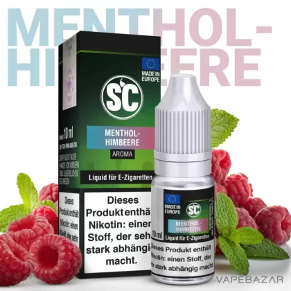 SC Liquid – Menthol Himbeere - Nikotinfrei, 18mg/ml