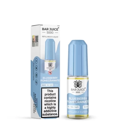 Blueberry Pomegranate Bar Juice 5000 Nic Salts e Liquid 10ml – TPD - Vapestorm Co