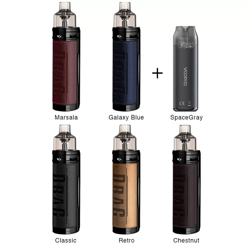 VOOPOO Drag S with Vmate Pod Limited Edition Kit - Chestnut - Image 2
