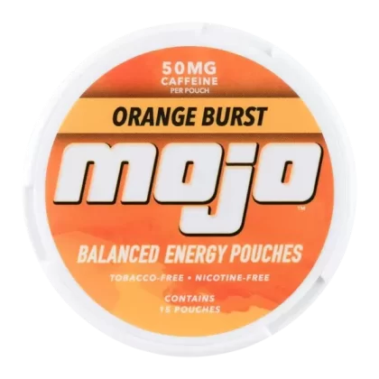 Orange Burst Mojo Balanced Energy Caffeine Pouches - Size#Single>5 Pack