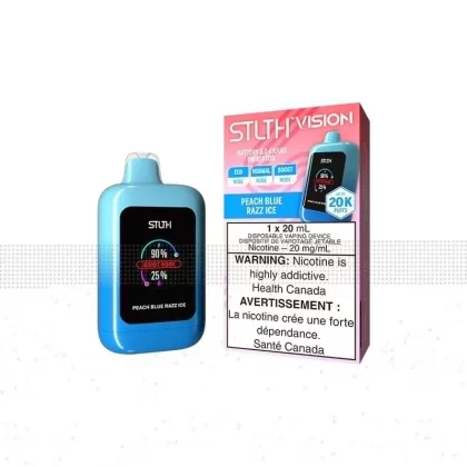 Stlth Vision Disposable Vape – 20K Puffs – Peach Blue Razz Ice