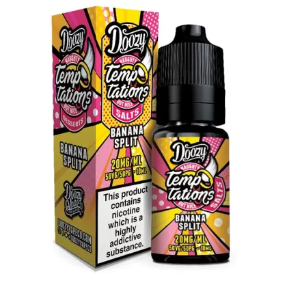 Banana Split Temptations Doozy Vape Co Nic Salt E-Liquid