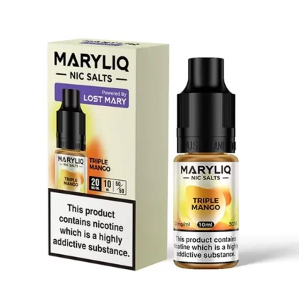 Triple Mango Nic Salt E-Liquid by Lost Mary Maryliq (10ml) - 10mg