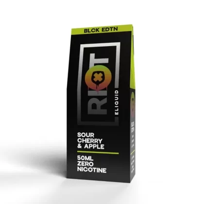 Black Edition Sour Cherry & Apple 100ml Short Fill by Riot Squad