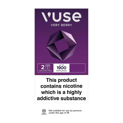 Vuse Pro Very Berry Pods (2 Pack) - Strength#6mg>12mg>18mg