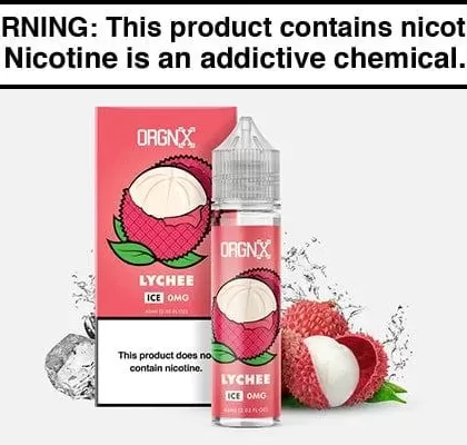 LYCHEE ICE BY ORGNX 60ML - Vapejuice