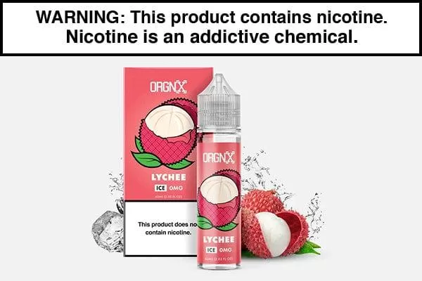 LYCHEE ICE BY ORGNX 60ML - Vapejuice