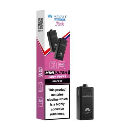Grape GB Hayati Mini Ultra Refill Pack - 20mg - Vape Product (C4B56E)