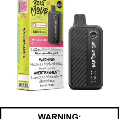 Watermelon G Flavour Beast Beast Mode Max Disposable Vape