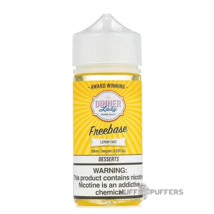 Dinner Lady – Lemon Tart 100mL - Nicotine Strength#0mg>3mg>6mg